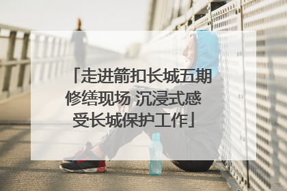 走进箭扣长城五期修缮现场 沉浸式感受长城保护工作