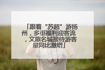 跟着“苏超”游扬州，多重福利迎客流，文旅名城接待游客量同比激增