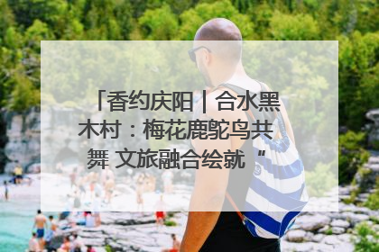香约庆阳｜合水黑木村：梅花鹿鸵鸟共舞 文旅融合绘就“诗与远方”