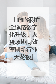 鸣鸣很忙全链路数字化升级：人货场协同效率刷新行业天花板