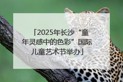 2025年长沙“童年灵感中的色彩”国际儿童艺术节举办