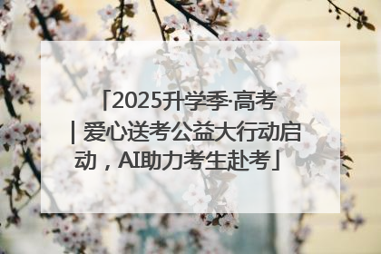 2025升学季·高考｜爱心送考公益大行动启动，AI助力考生赴考