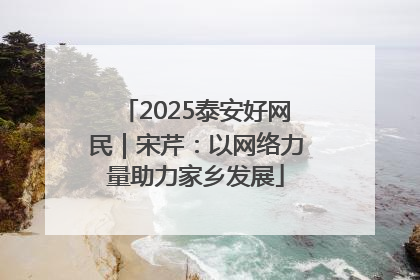 2025泰安好网民｜宋芹：以网络力量助力家乡发展