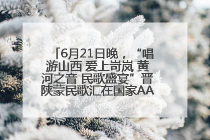 6月21日晚，“唱游山西 爱上岢岚 黄河之音 民歌盛宴”晋陕蒙民歌汇在国家AAA级景区——岢岚宋长城精彩上演